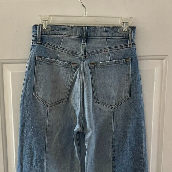 Abercrombie & Fitch Woman's The Crop Wide Leg Ultra High Rise Jeans Sz 26 - Picture 9 of 11